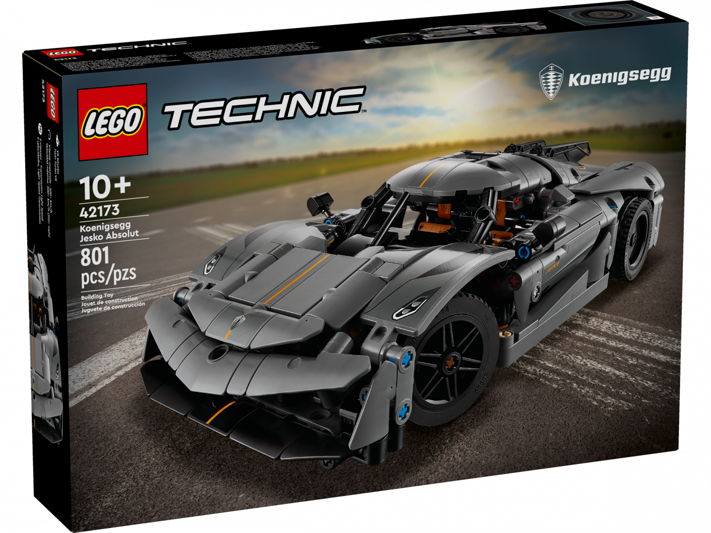 Koenigsegg Jesko Absolut grijze hypercar — Afbeelding 2