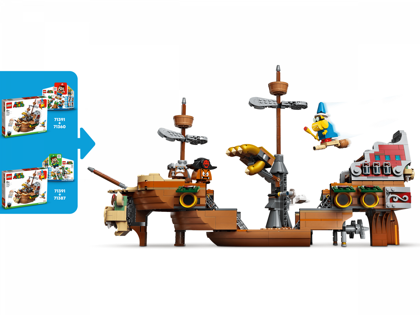 Uitbreidingsset: Bowsers luchtschip — Afbeelding 8