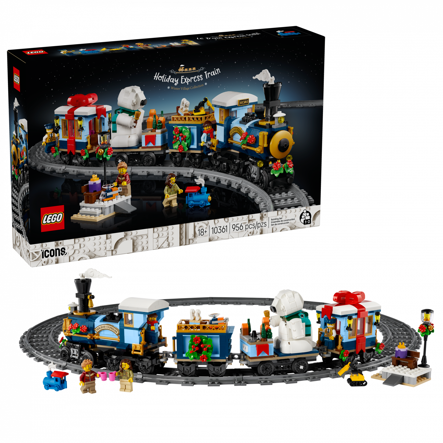 LEGO Icons 10361 Winter Express Train officieel aangekondigd