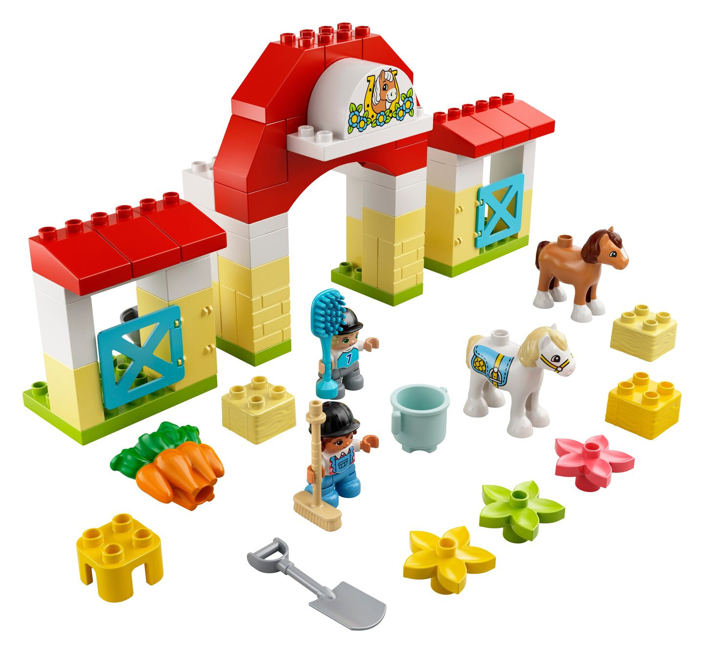 Paardenstal en pony's verzorgen — Afbeelding 4