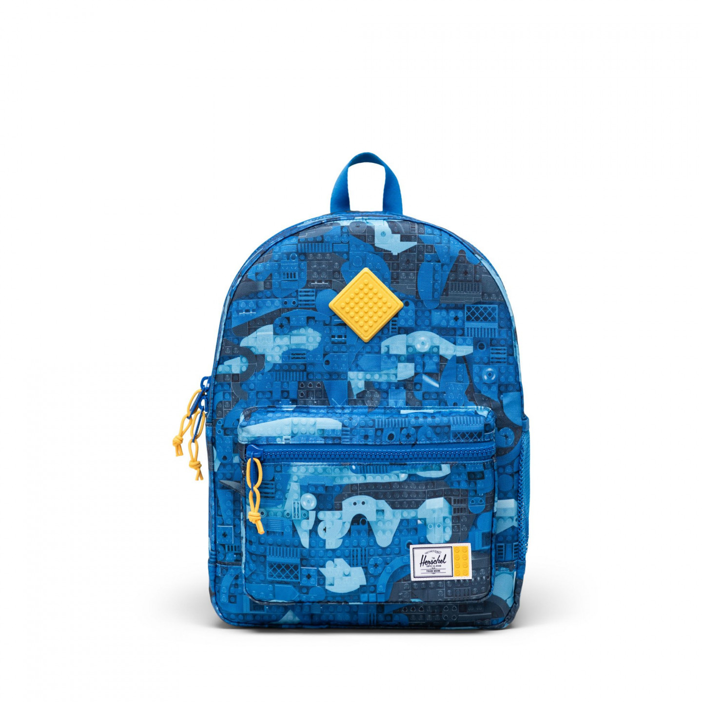 LEGO Herschel Heritage kinderrugzak - abstracte stenen - blauw