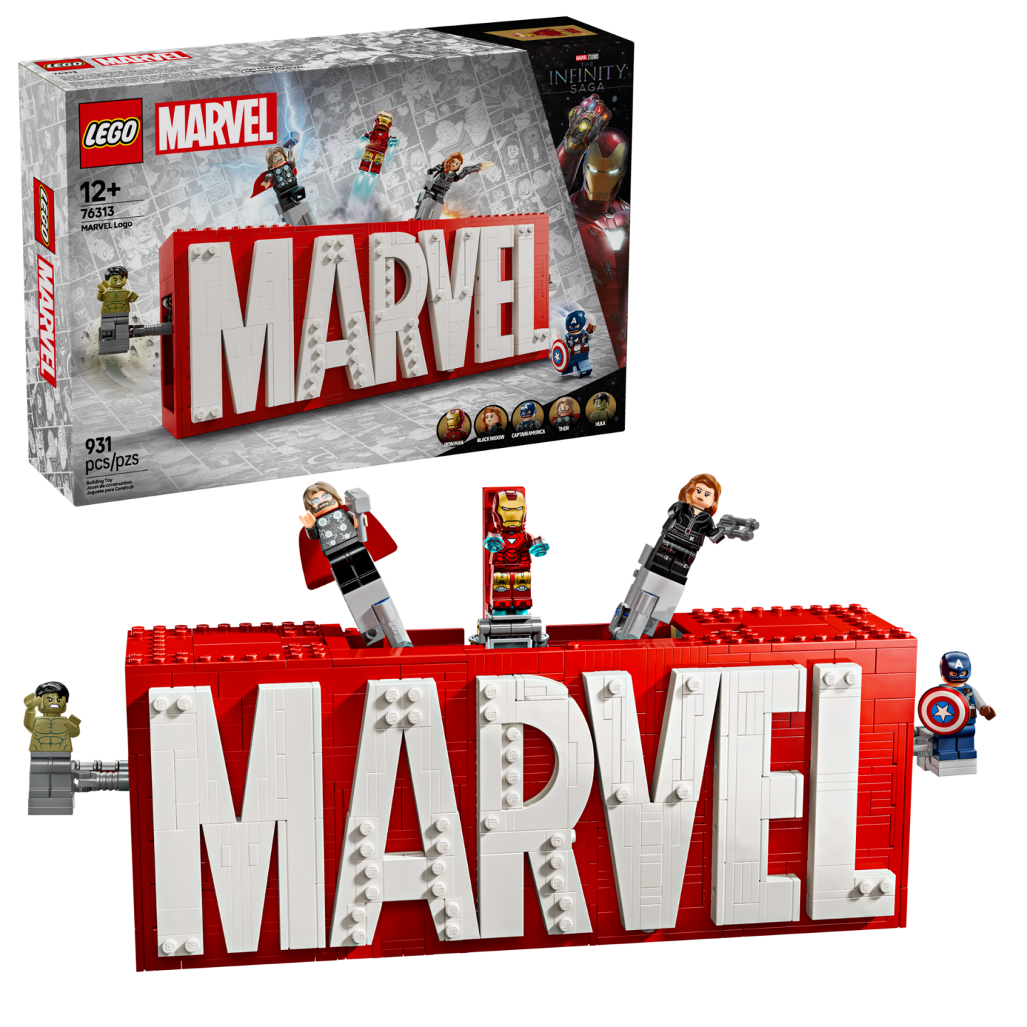 MARVEL logo en minifiguren — Afbeelding 2