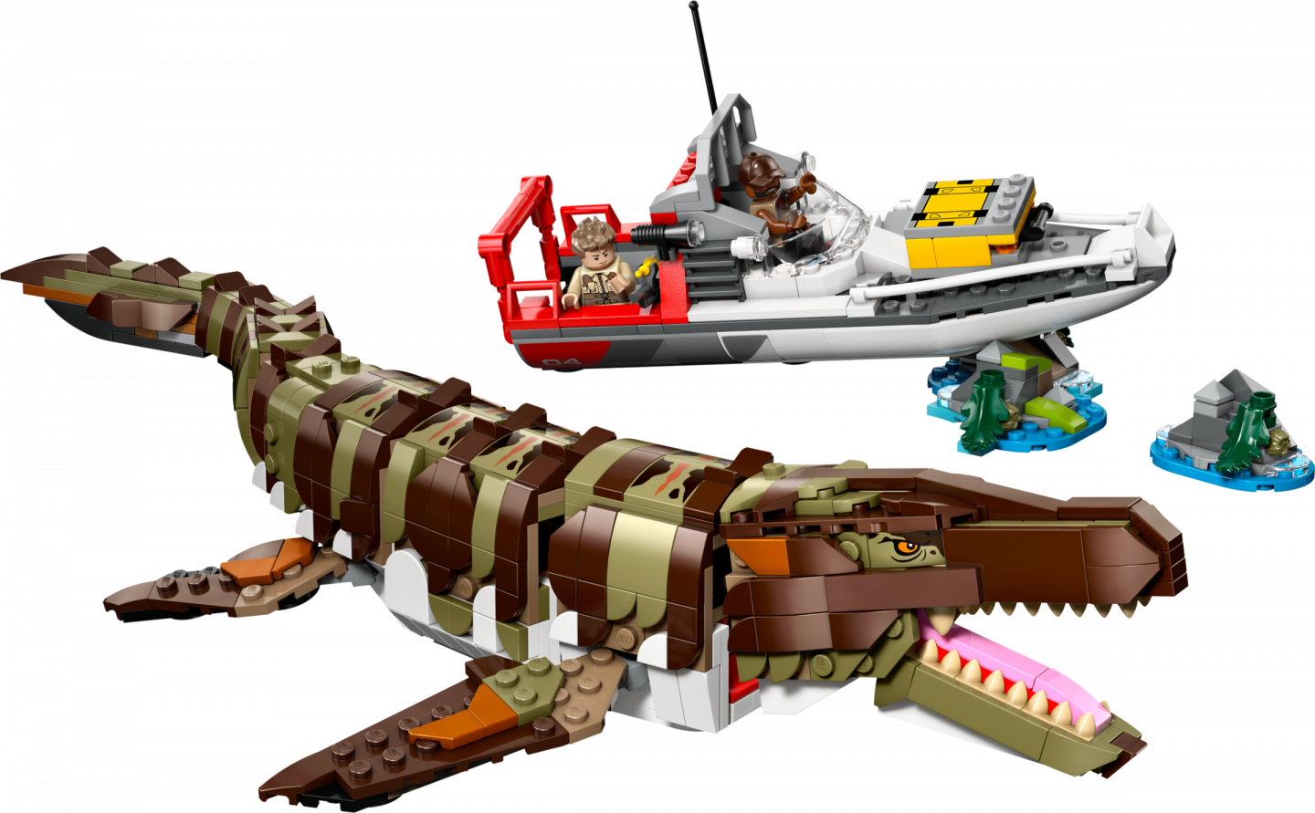 Bouwbare Mosasaurus bootmissie