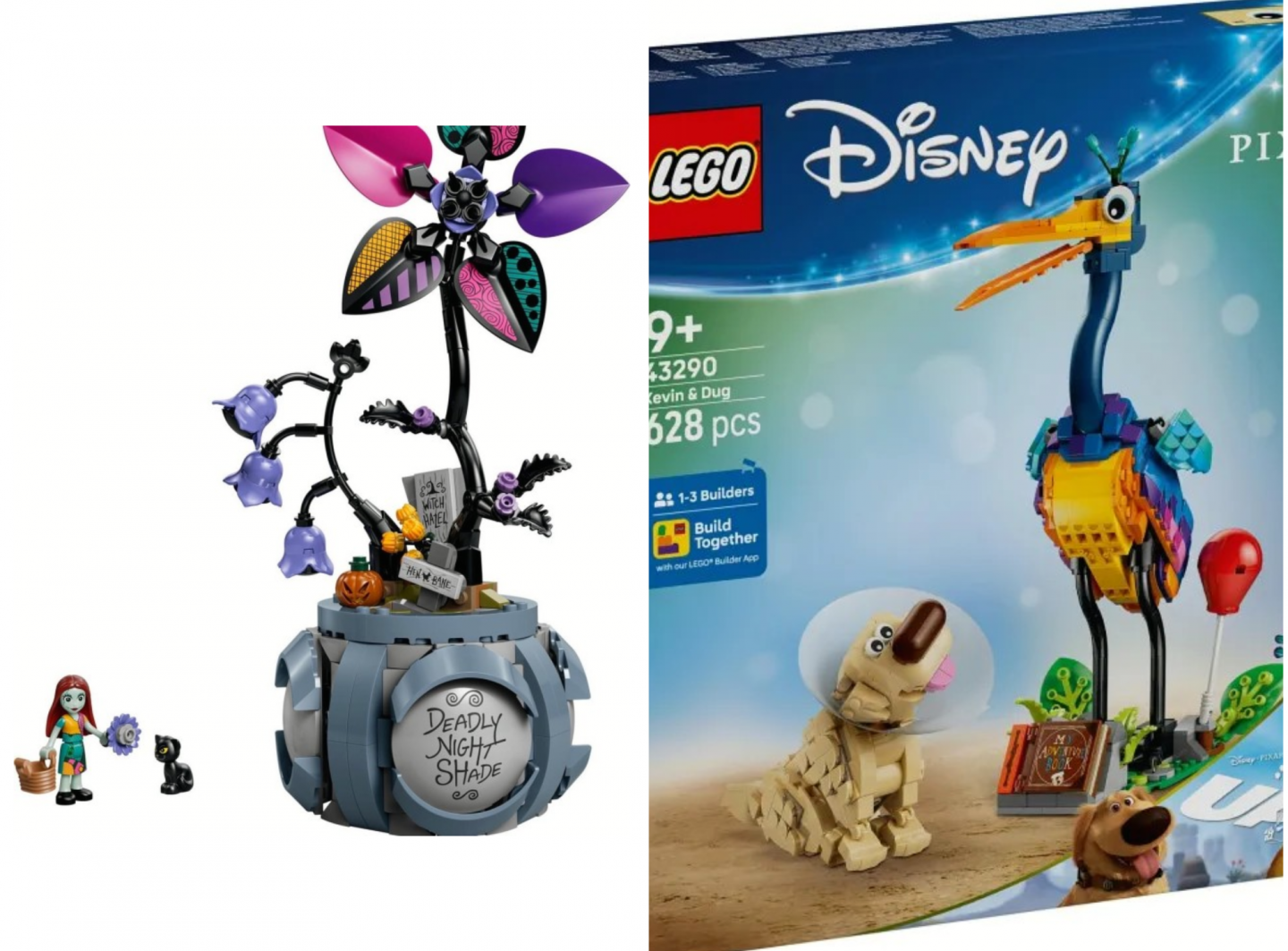 Nieuwe LEGO Disney sets aangekondigd voor maart 2026: Sally’s Flowerpot en Kevin & Dug