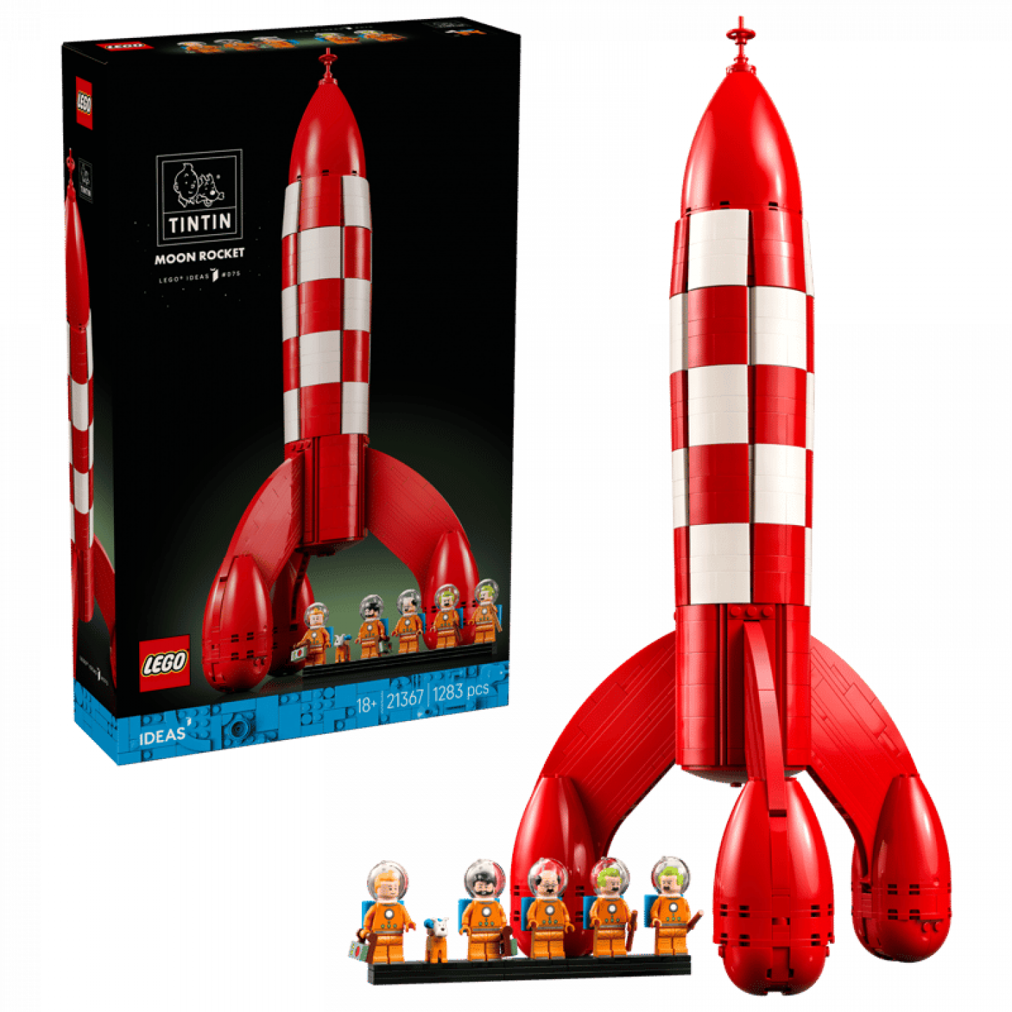 LEGO Ideas 21367 Tintin moon rocket nu als pre-order beschikbaar