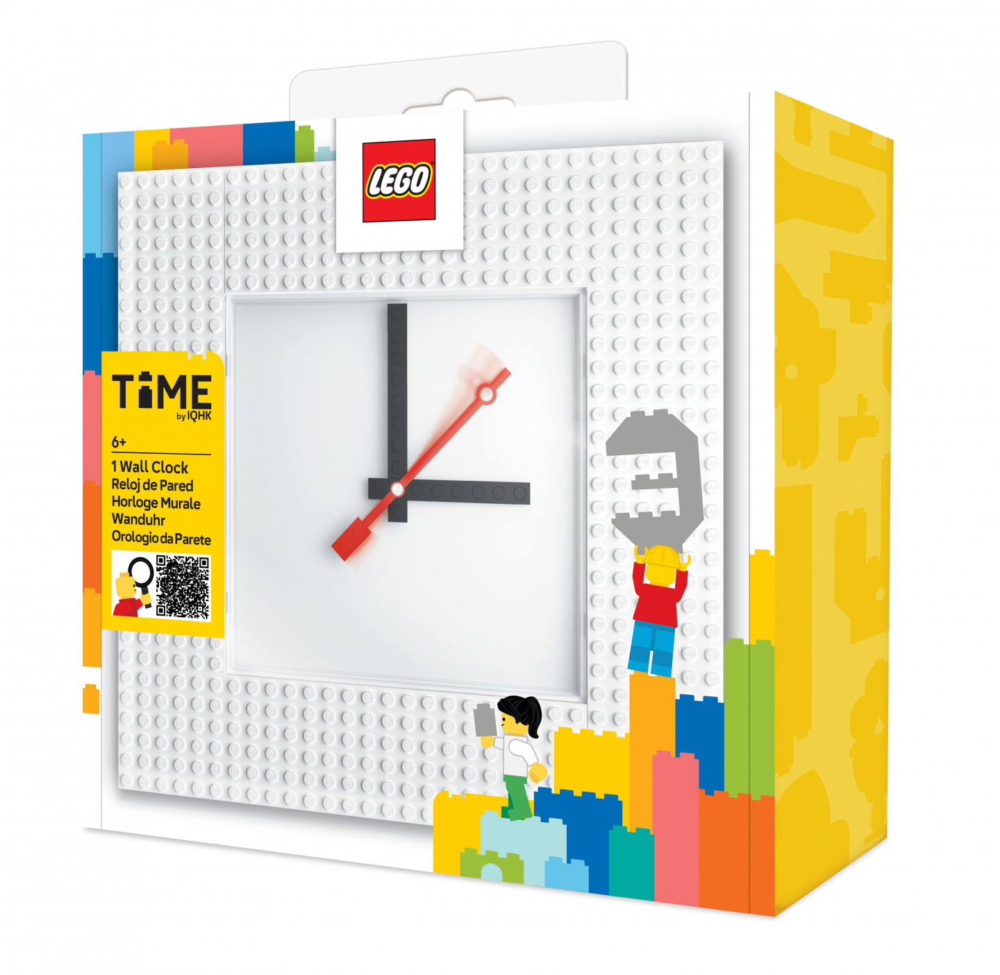 Wandklok MOC (My Own Creation) - wit