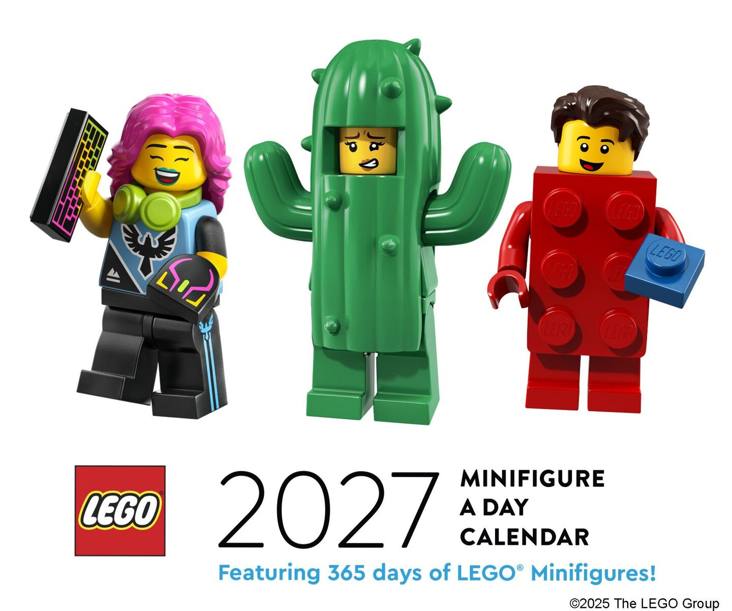 Dagkalender 2027: elke dag een minifiguur