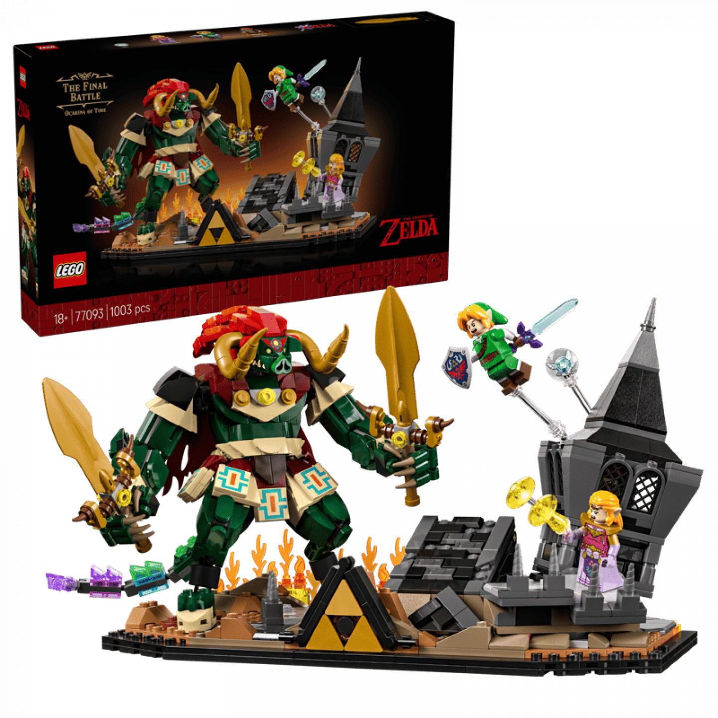 LEGO The legend of Zelda 77093 Ocarina of time – The final battle nu als pre-order verkrijgbaar