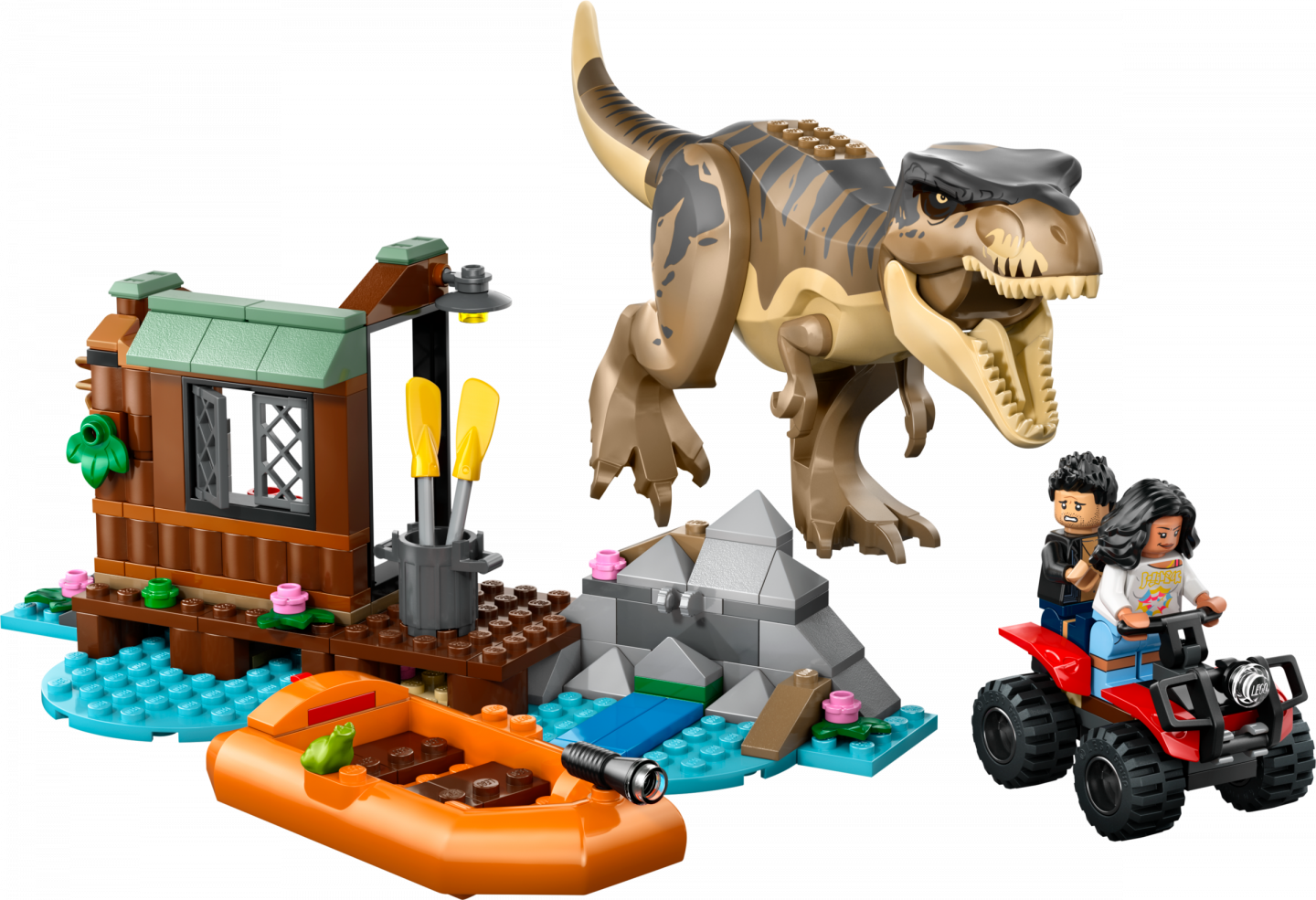 T. rex rivierontsnapping