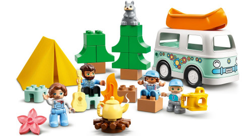Familie camper avonturen
