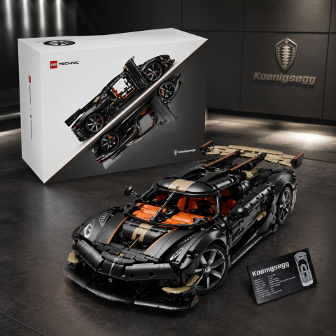 LEGO Technic 42232 Koenigsegg Sadair’s Spear verschijnt op 1 juli 2026