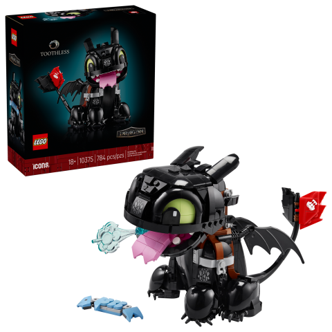 LEGO Icons 10375 How to train your dragon: Toothless officieel onthuld-Nu als pre order!