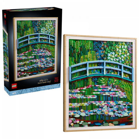 LEGO Art 31220 Claude Monet – Bridge over a Pond of Water Lilies officieel onthuld
