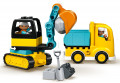Truck & Graafmachine met rupsbanden